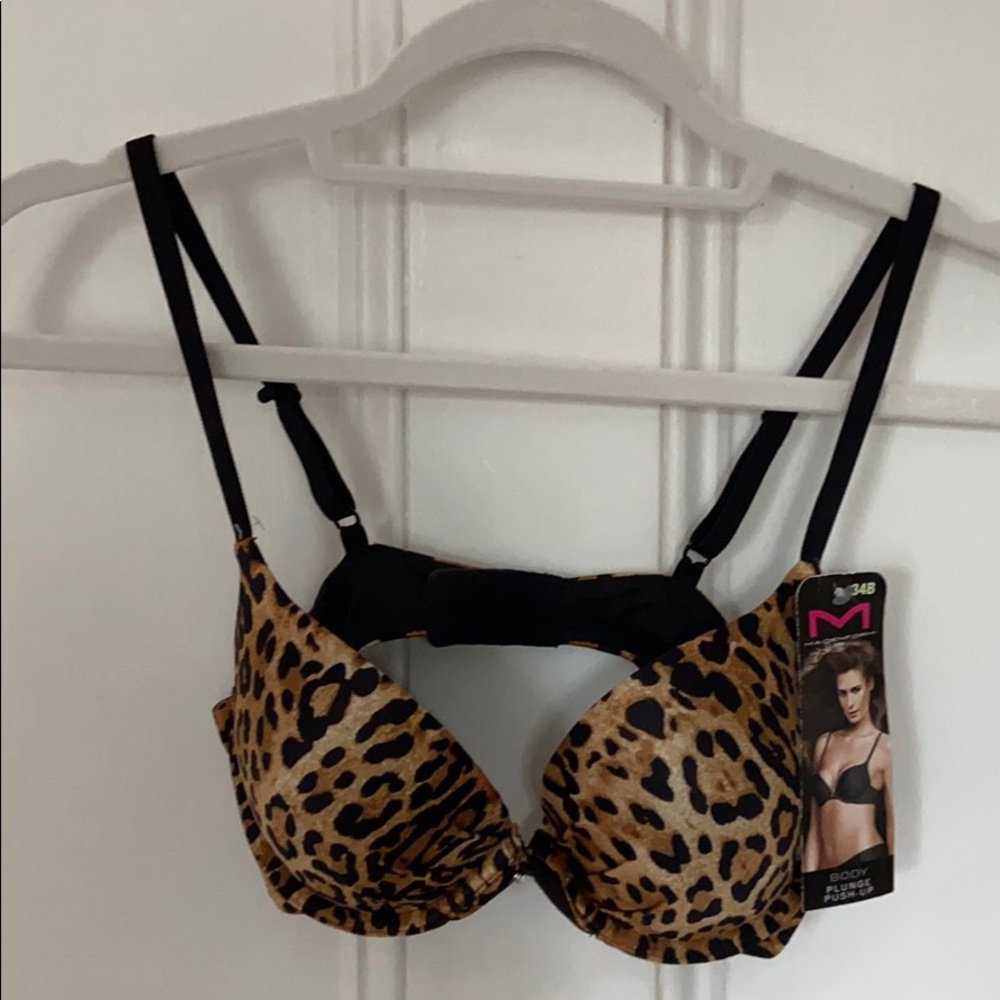 Leopard Print Maidenform Push-up Bra (nwt)